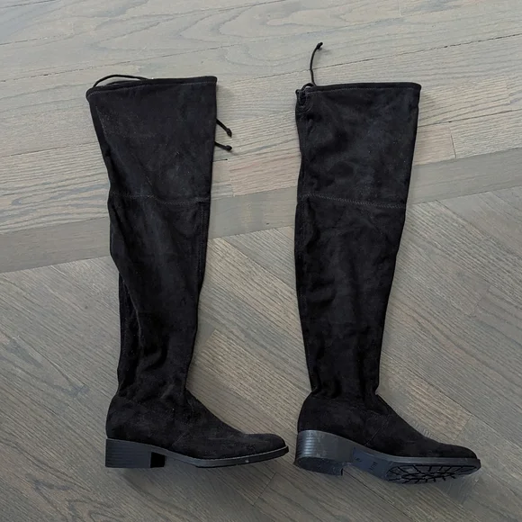 Unisa Shoes Unisa Womens Over The Knee Boots Drawstring Tie